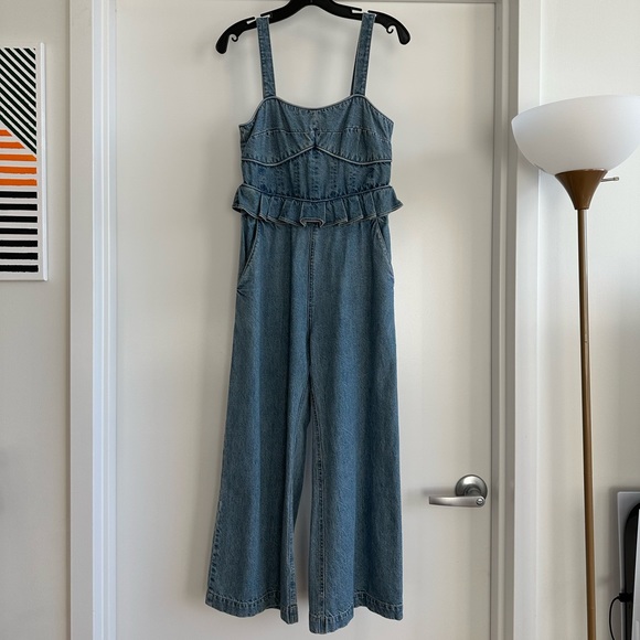 Sea New York Denim Jumpsuit.